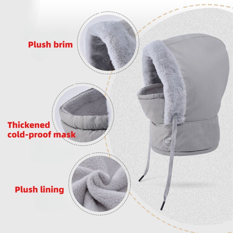 3-in-1 Thermal Winter Hood Mask