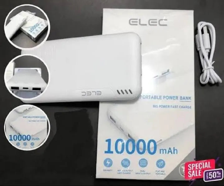 J CELL power bank 10000 MAH-Fast charging power bank-power bank-Portable power bank-Universal power bank charger-10000mah power bank-Mini power bank-I phone power bank-Android power bank-Smart fast charging supported power bank