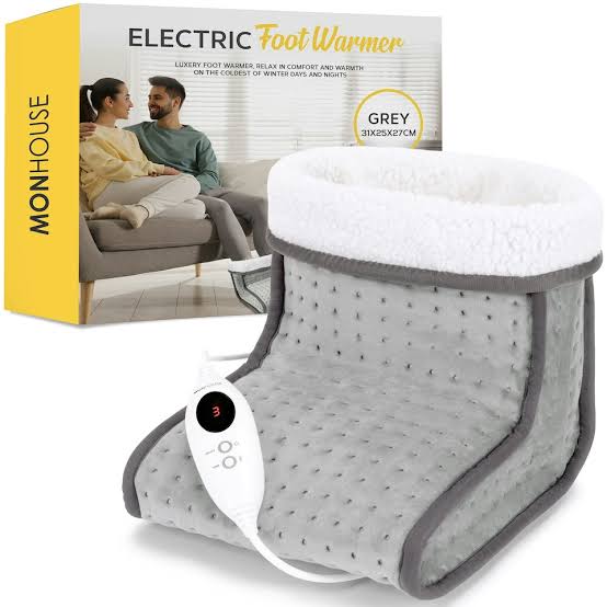 Winter Electric Foot Heating Pad USB Charging Soft Plush Washable Foot Warmer Heater Improve Sleeping Household Foot Warming Mat